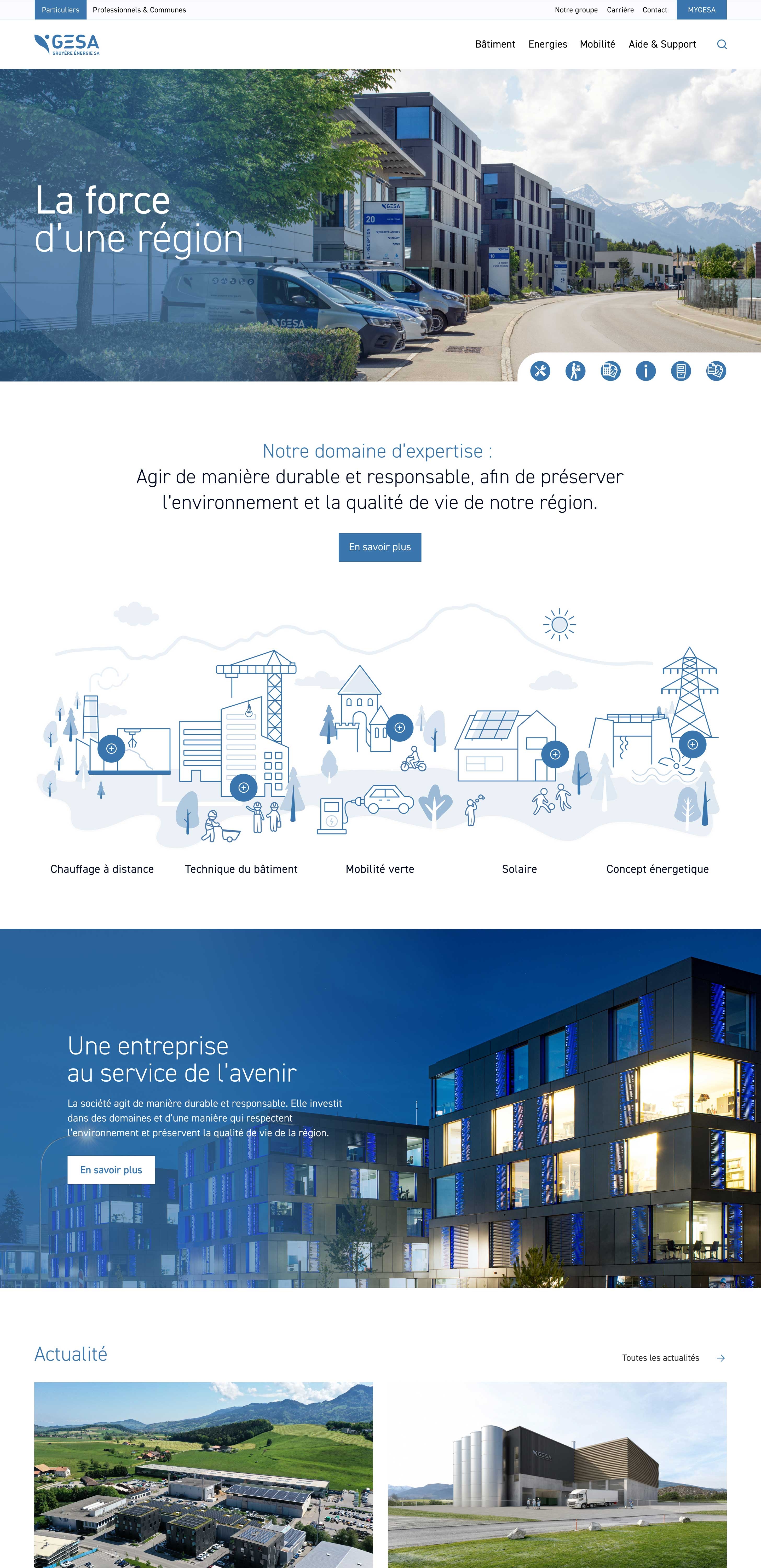 Gruyère Energie - Homepage