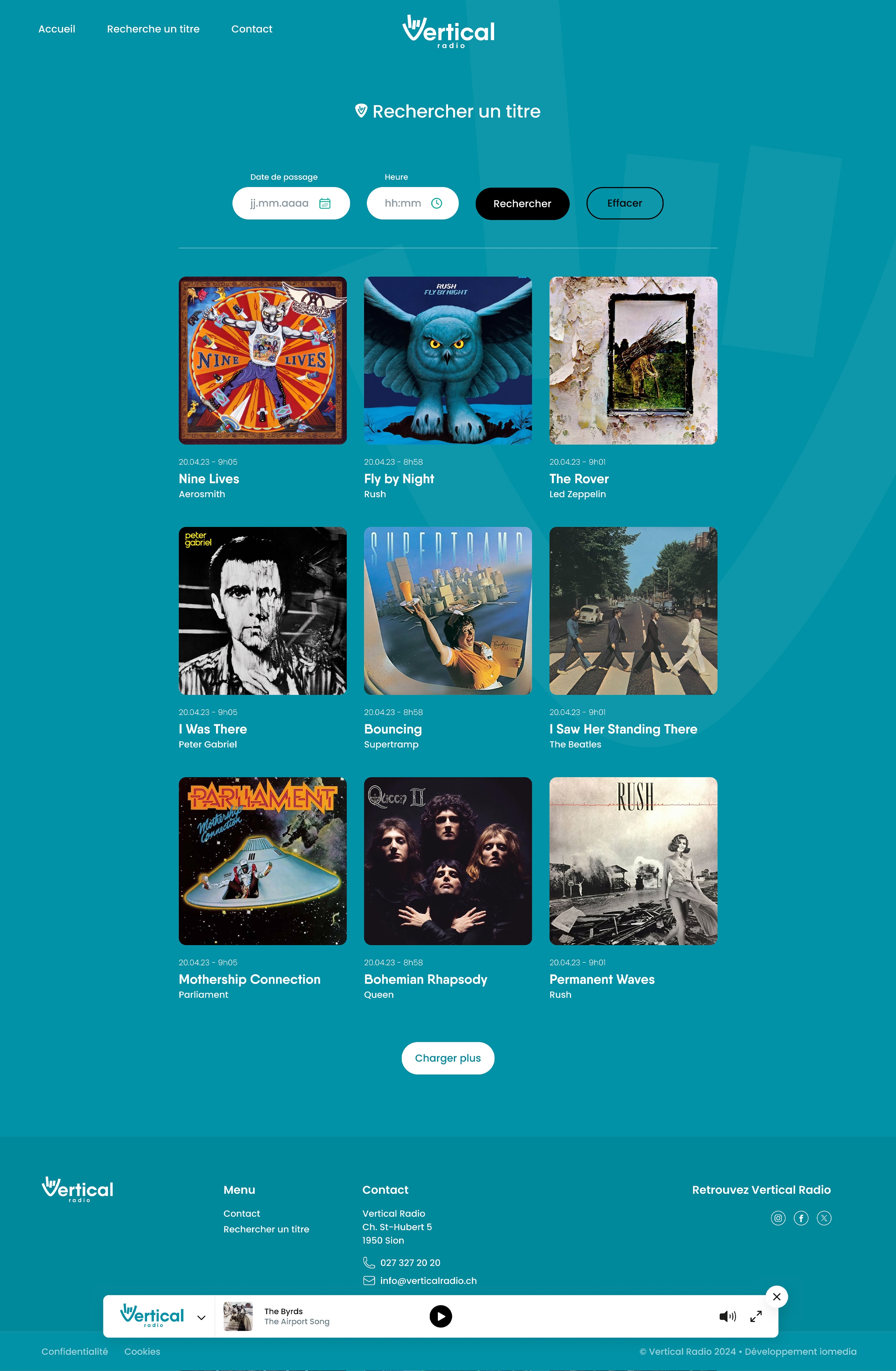 Vertical Radio - Maquette