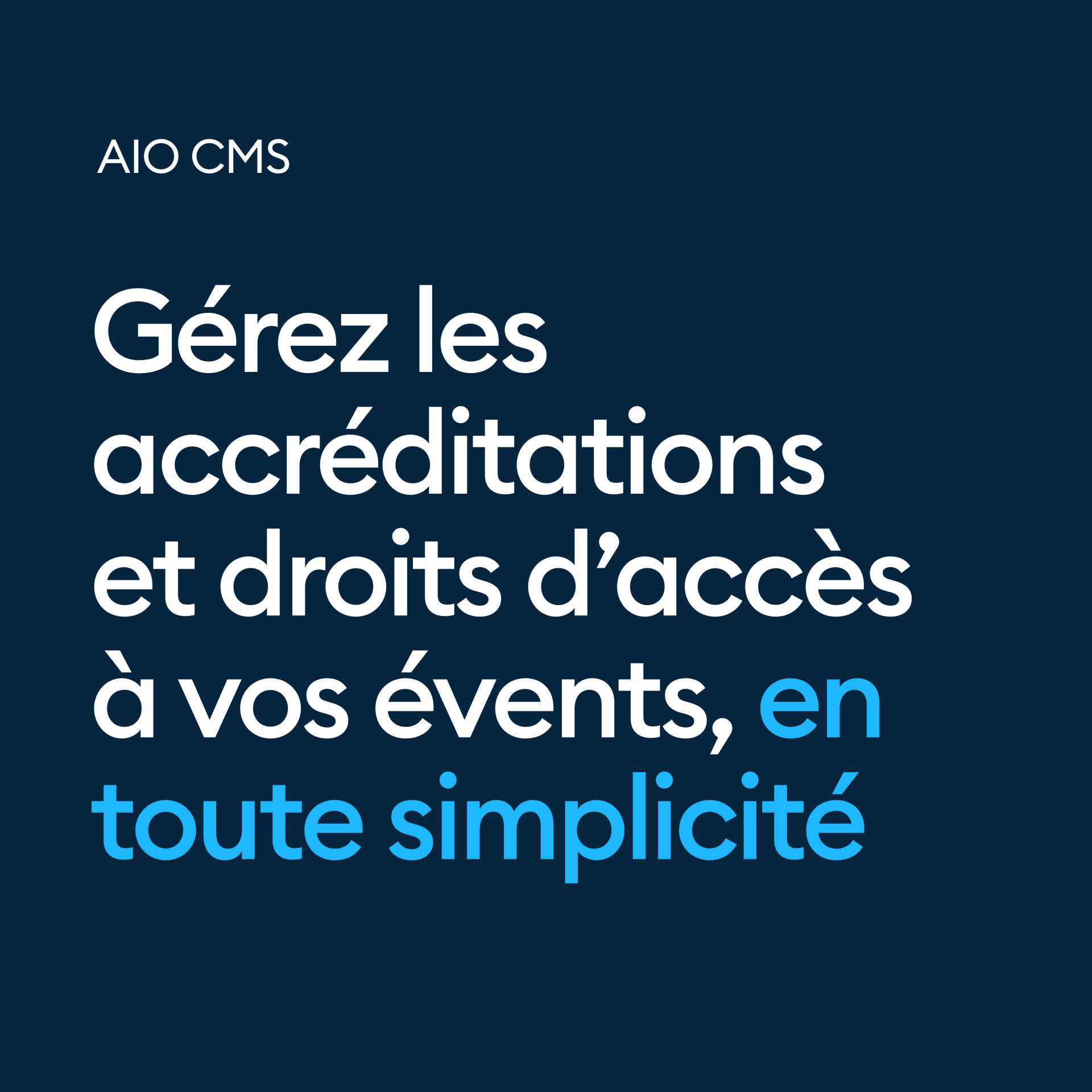 AIO accréditations